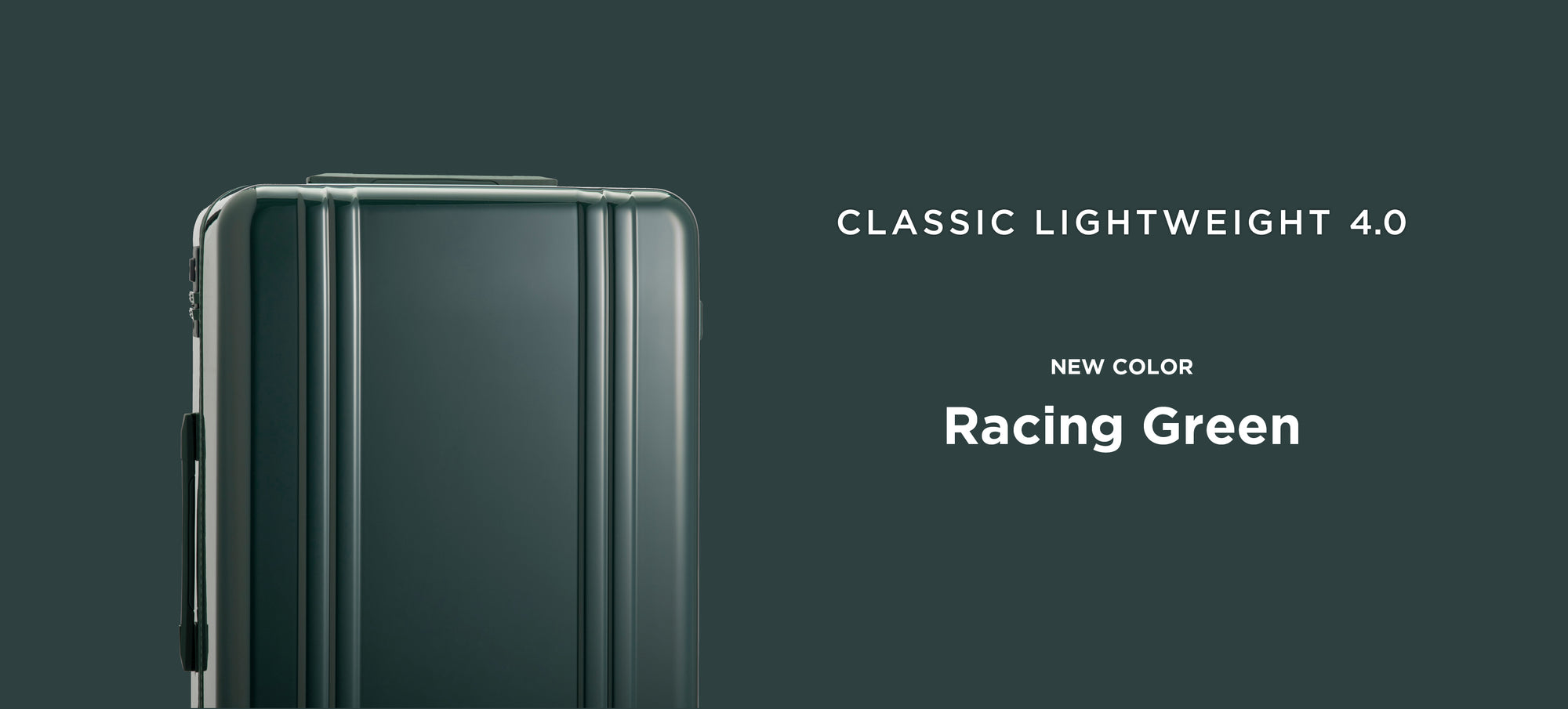 NEW|軽量ラゲージシリーズに新色「レーシンググリーン」登場