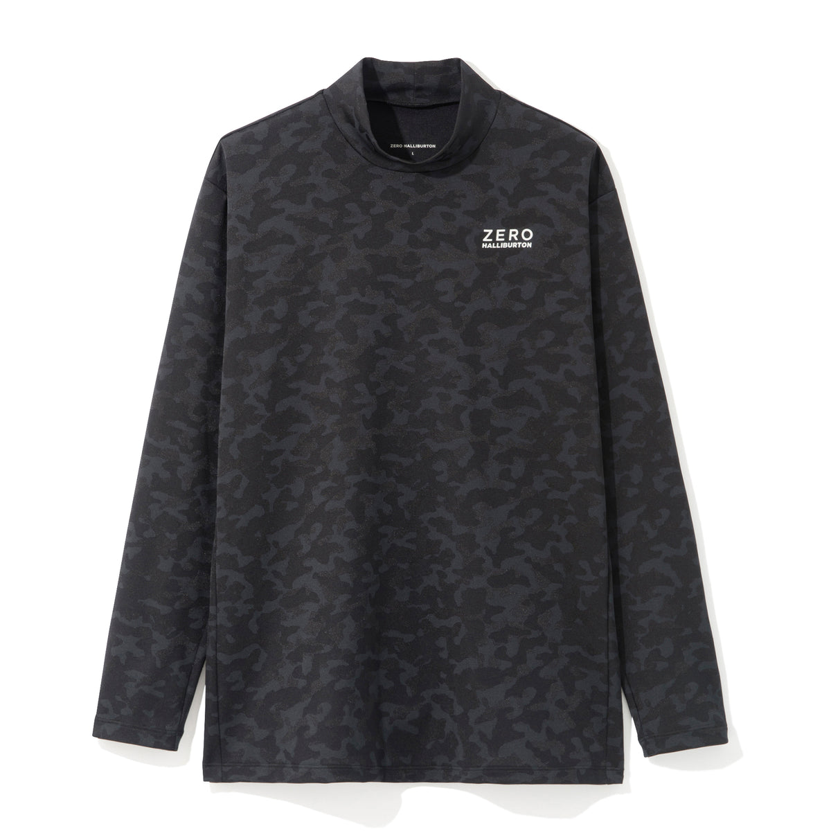 ZHG-A25b | Jacquard Camo Long Sleeve Mockneck 82733