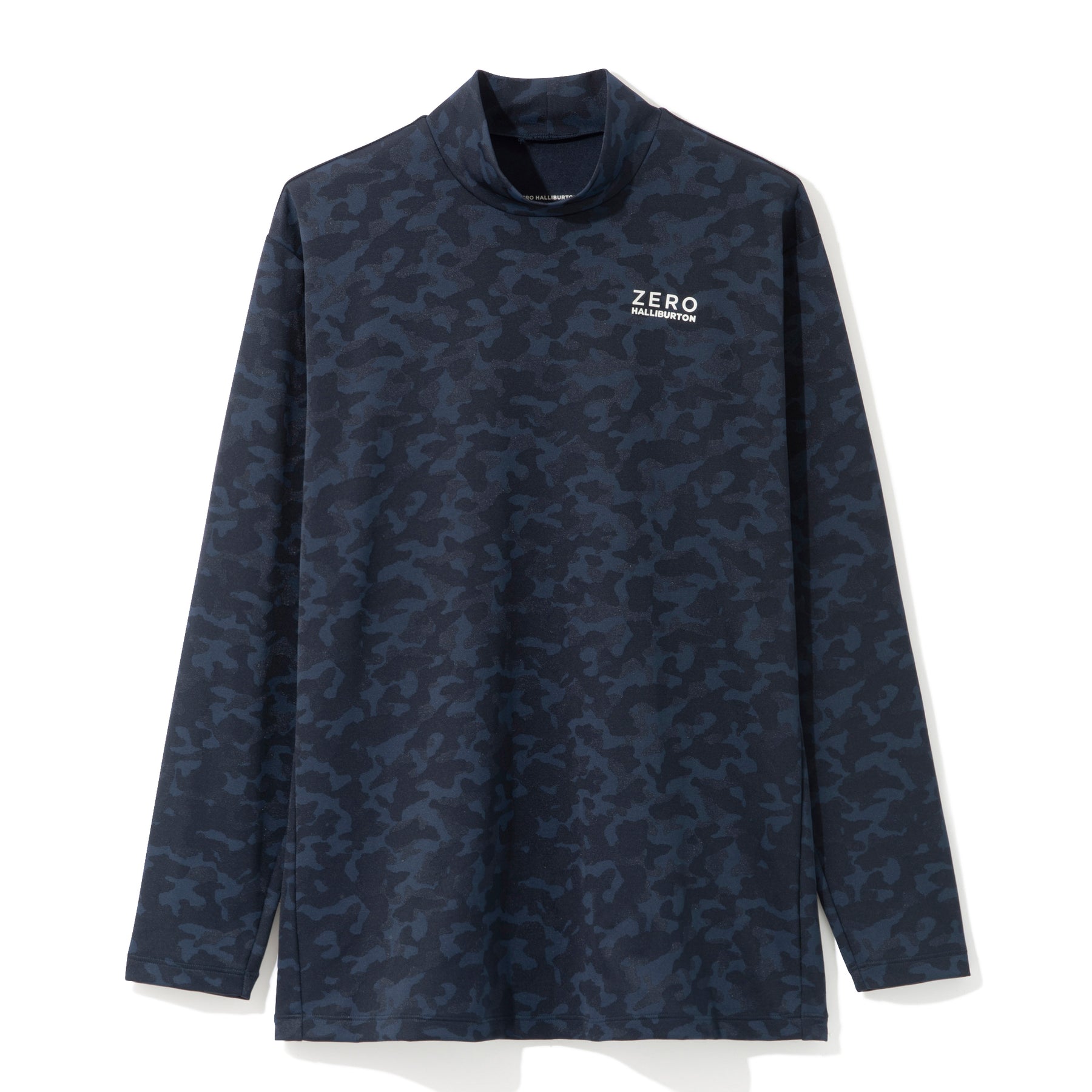 ZHG-A25b | Jacquard Camo Long Sleeve Mockneck 82733