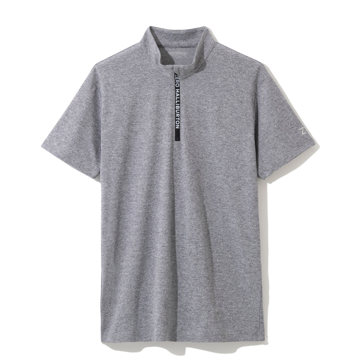 ZHG-A4S2b | Waffle Halfzip Mockneck Shirts SLX 82813