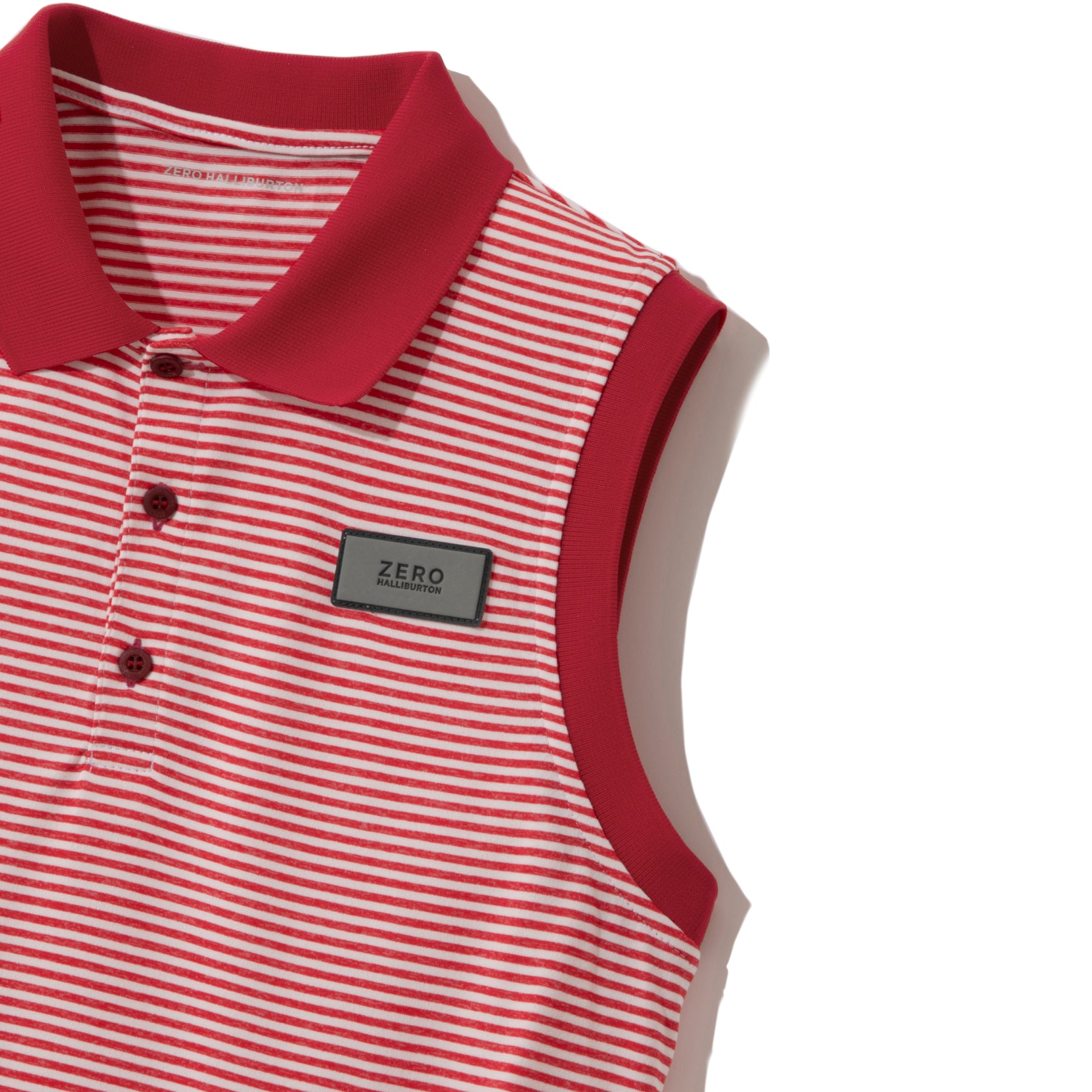 ZHG-W4S4b | Melange Border Combi Sleeveless Polo Shirts 82836