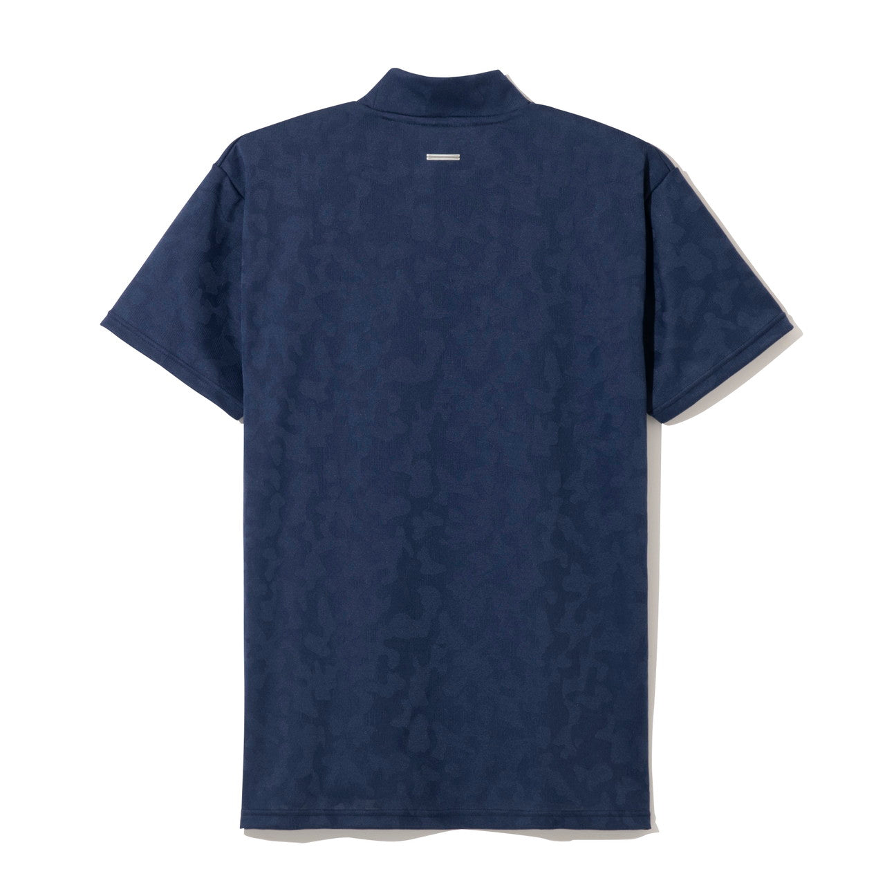 ZHG-M5S8b | Elegant Camo Jacquard Mock Neck Shirt 82957