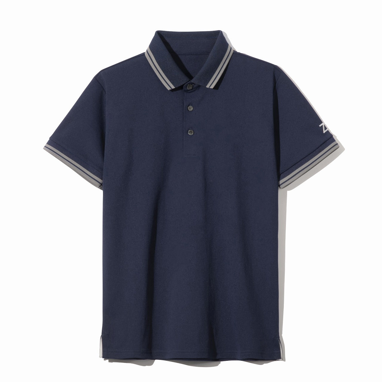 ZHG-W5S4a | Basic Double-Line Polo Shirt 82977