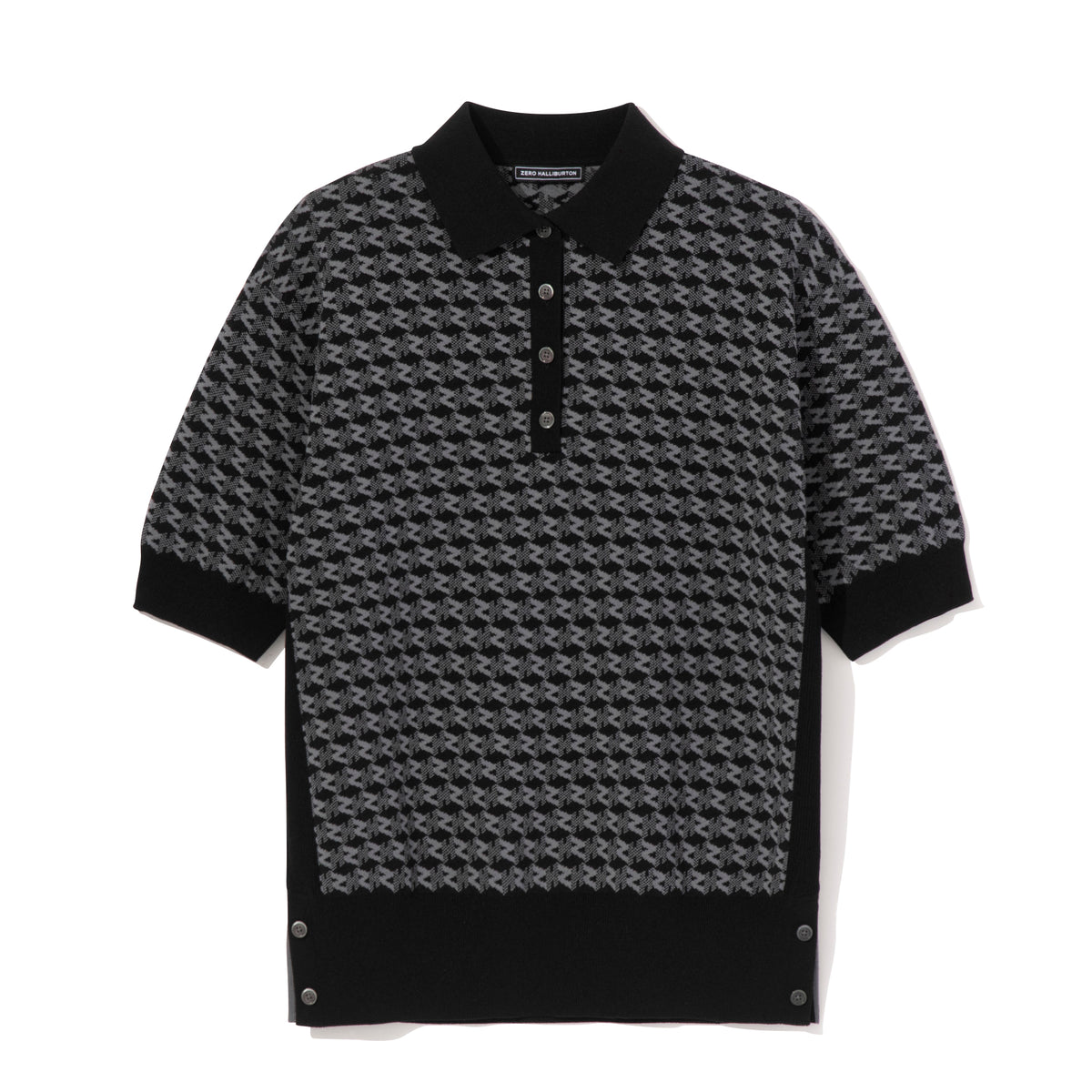 ZHG-W5A4d | Monogram Short-Sleeve Knit Polo 85139