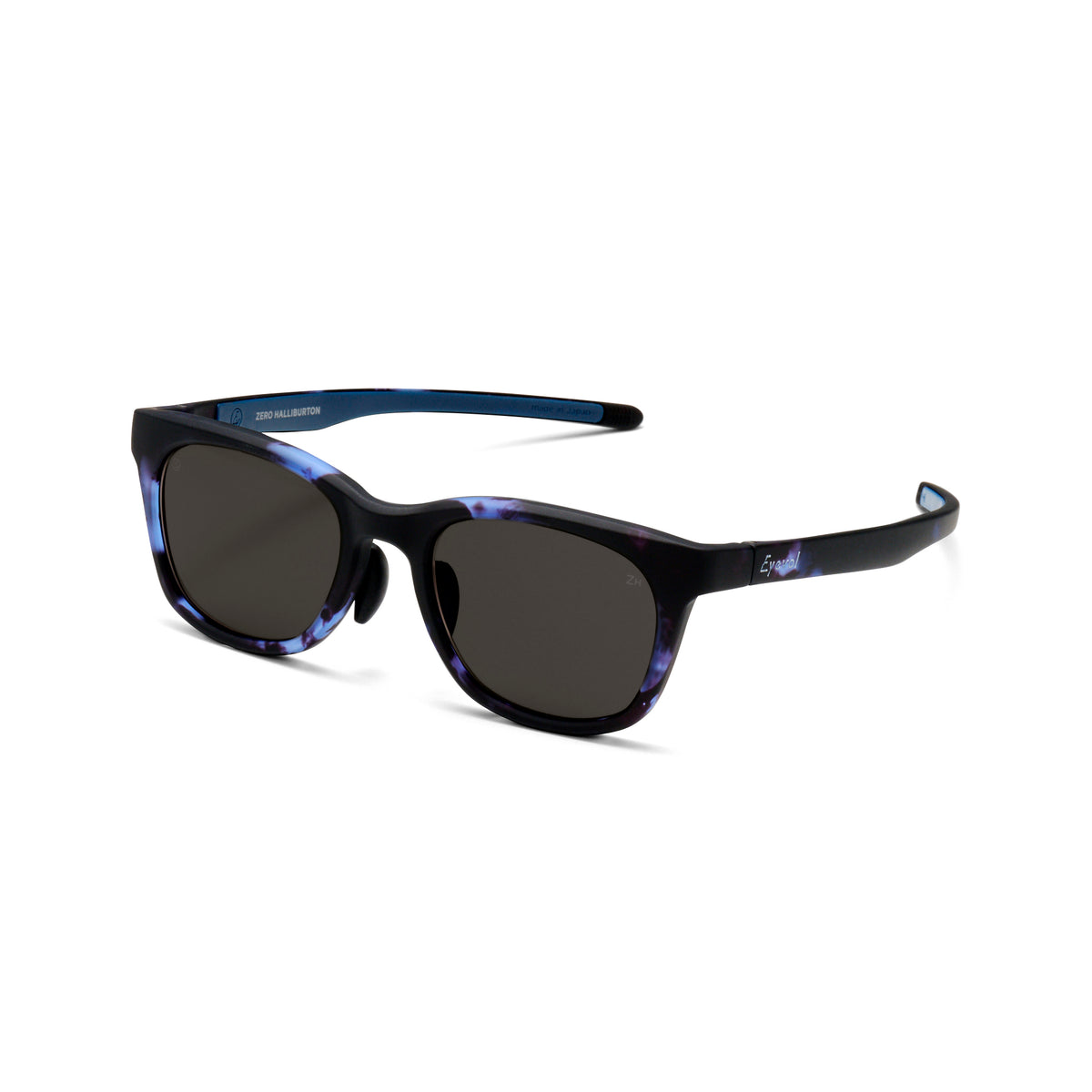 ZHG-SUNGLASSES | Eyevol / SHAW (52) Matte Blue Demi Frame-Polarized Lens 85313