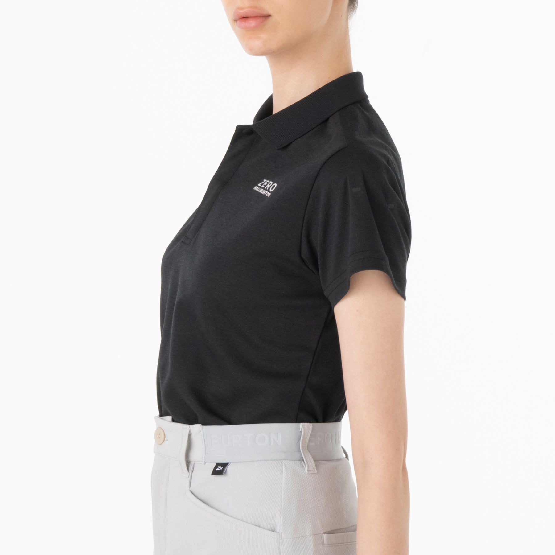 ZHG-W4S1a | Fly Front KANOKO Polo Shirts 82831