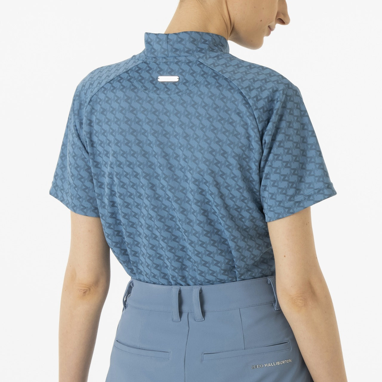 ZHG-W5S5 | ZH Monogram Mock Neck Shirt 82979