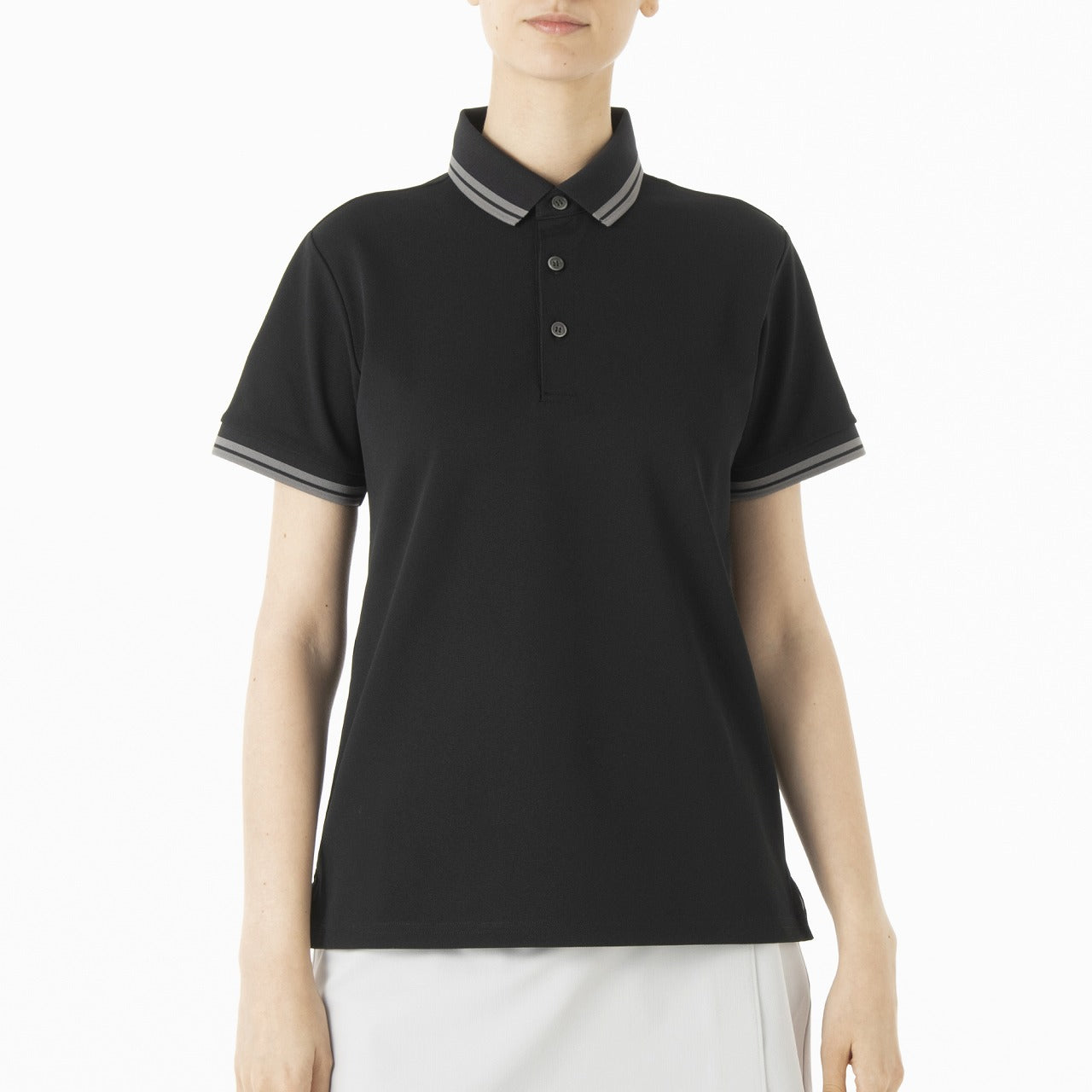 ZHG-W5S4a | Basic Double-Line Polo Shirt 82977