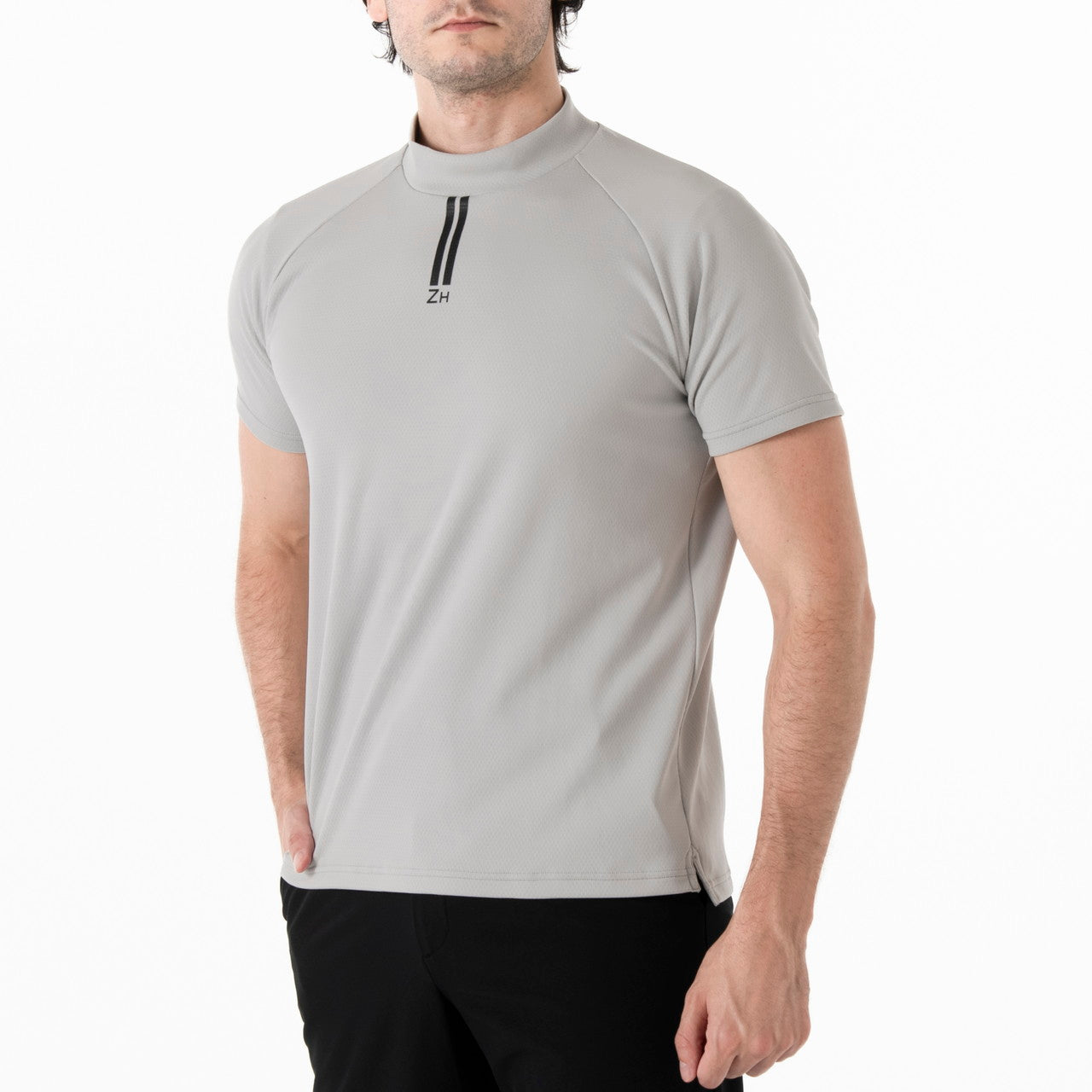 ZHG-M5S5b | Double-Rib CARAT Mock Shirt 82950