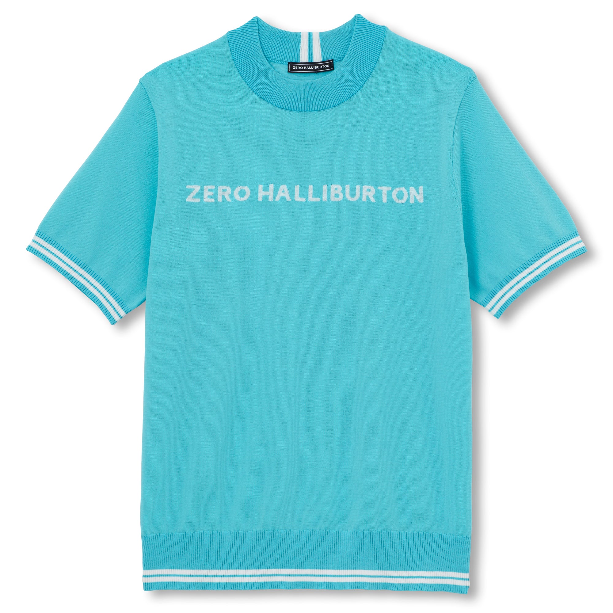 新品　ZERO HALLIBURTON 半袖モックネックシャツ　メンズL aceonlinestore_82814