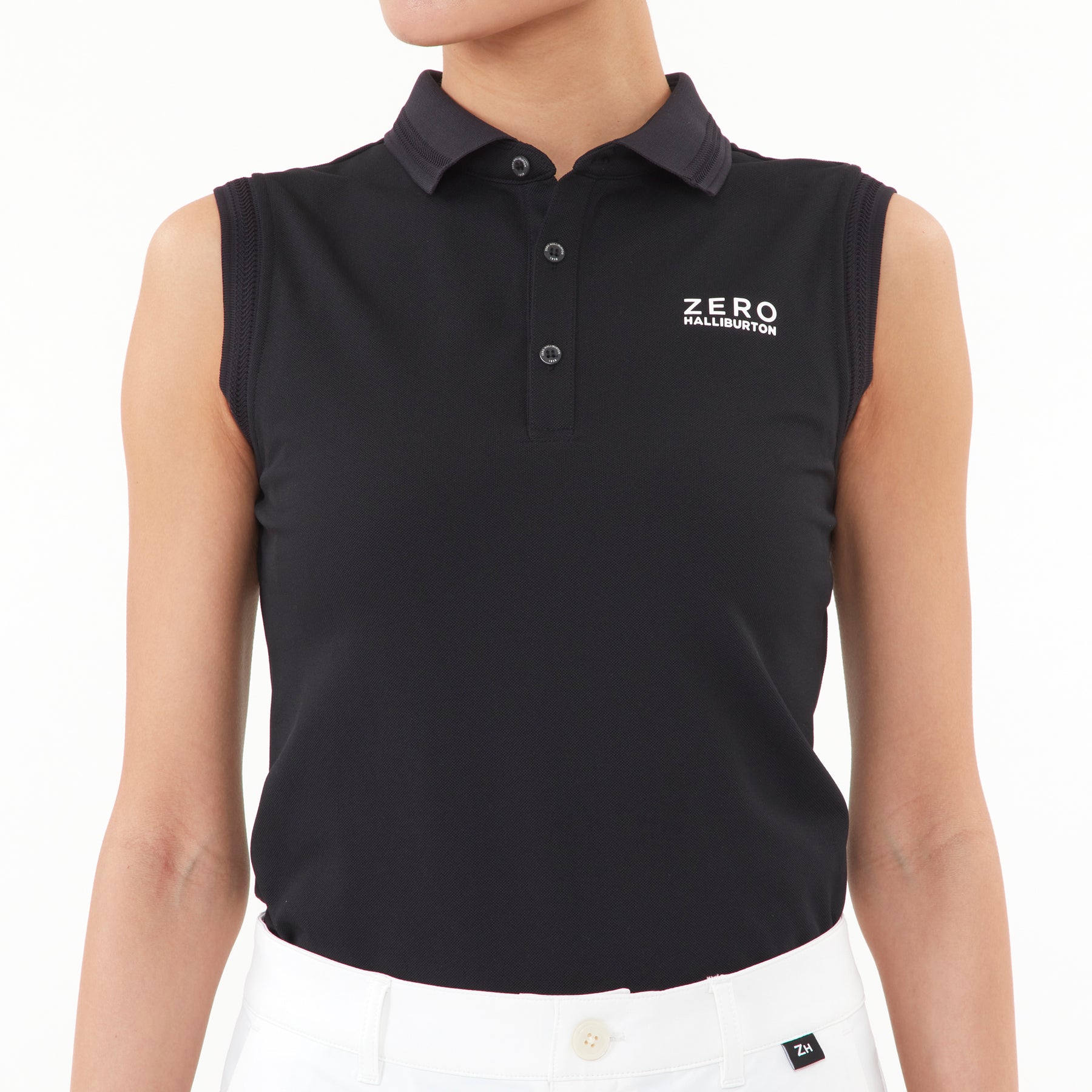 ZHG-W6b | SOLOTEX DELTA KANOKO Sleeveless Polo Shirt 82697