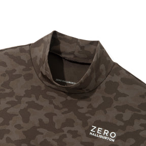 ZHG-A25b | Jacquard Camo Long Sleeve Mockneck 82733