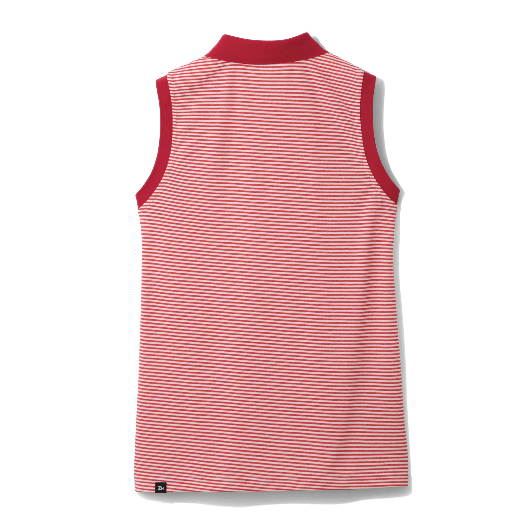 ZHG-W4S4b | Melange Border Combi Sleeveless Polo Shirts 82836
