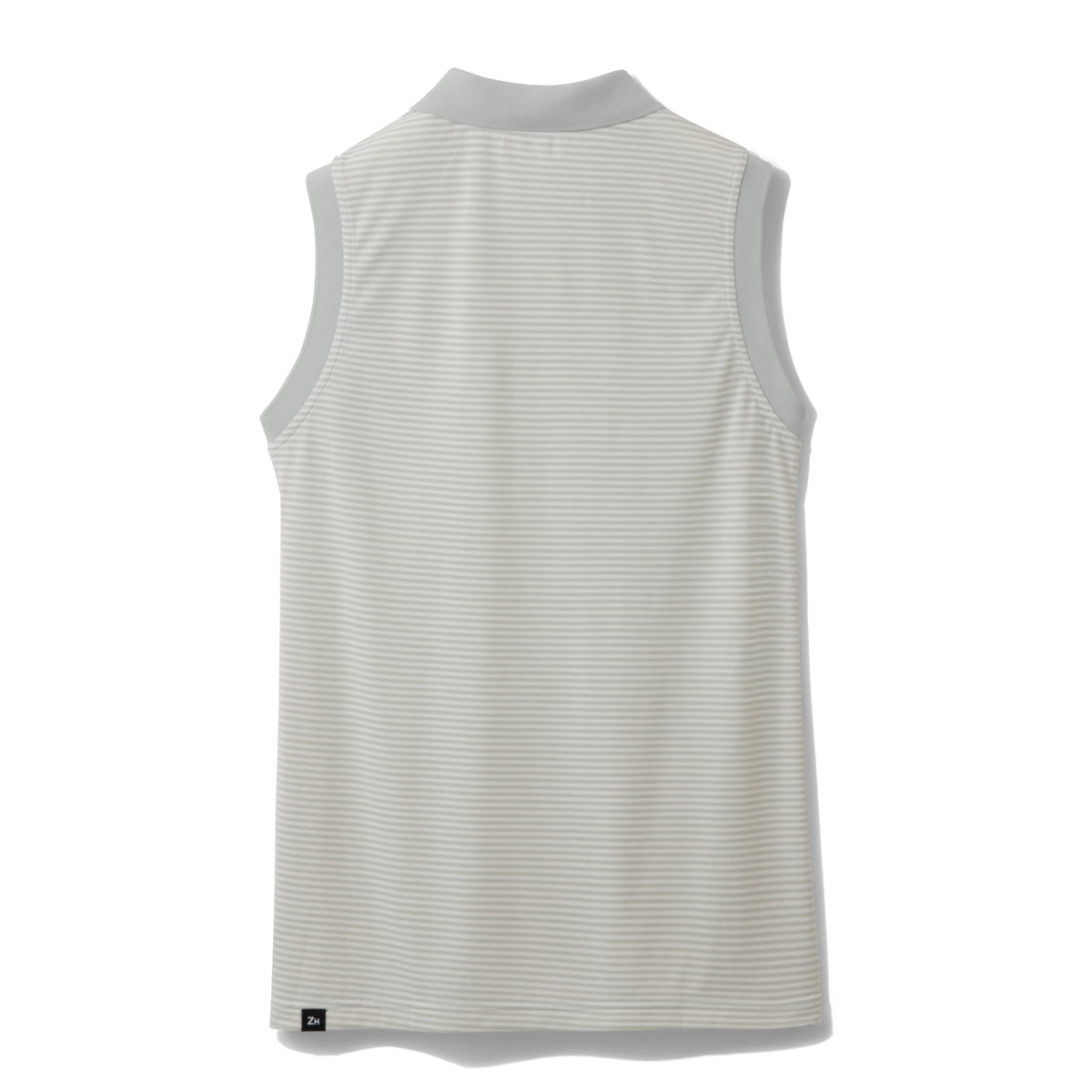 ZHG-W4S4b | Melange Border Combi Sleeveless Polo Shirts 82836