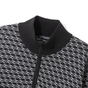 ZHG-M5A4b | Monogram Half-Zip Knit 85114