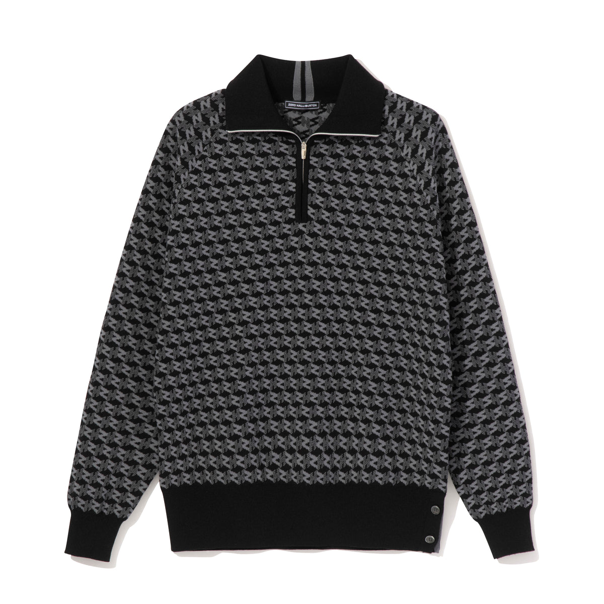 ZHG-W5A4b | Monogram Half-Zip Knit 85137