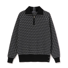 ZHG-W5A4b | Monogram Half-Zip Knit 85137