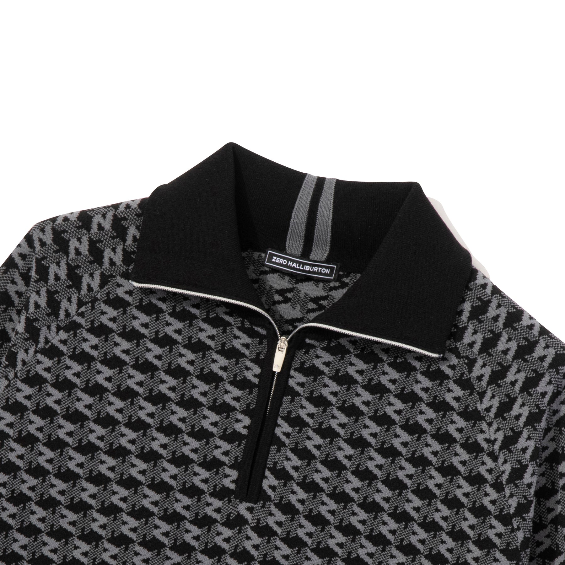 ZHG-W5A4b | Monogram Half-Zip Knit 85137