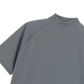 ZHG-M6S5b | Bordered Mockneck Shirt 85190