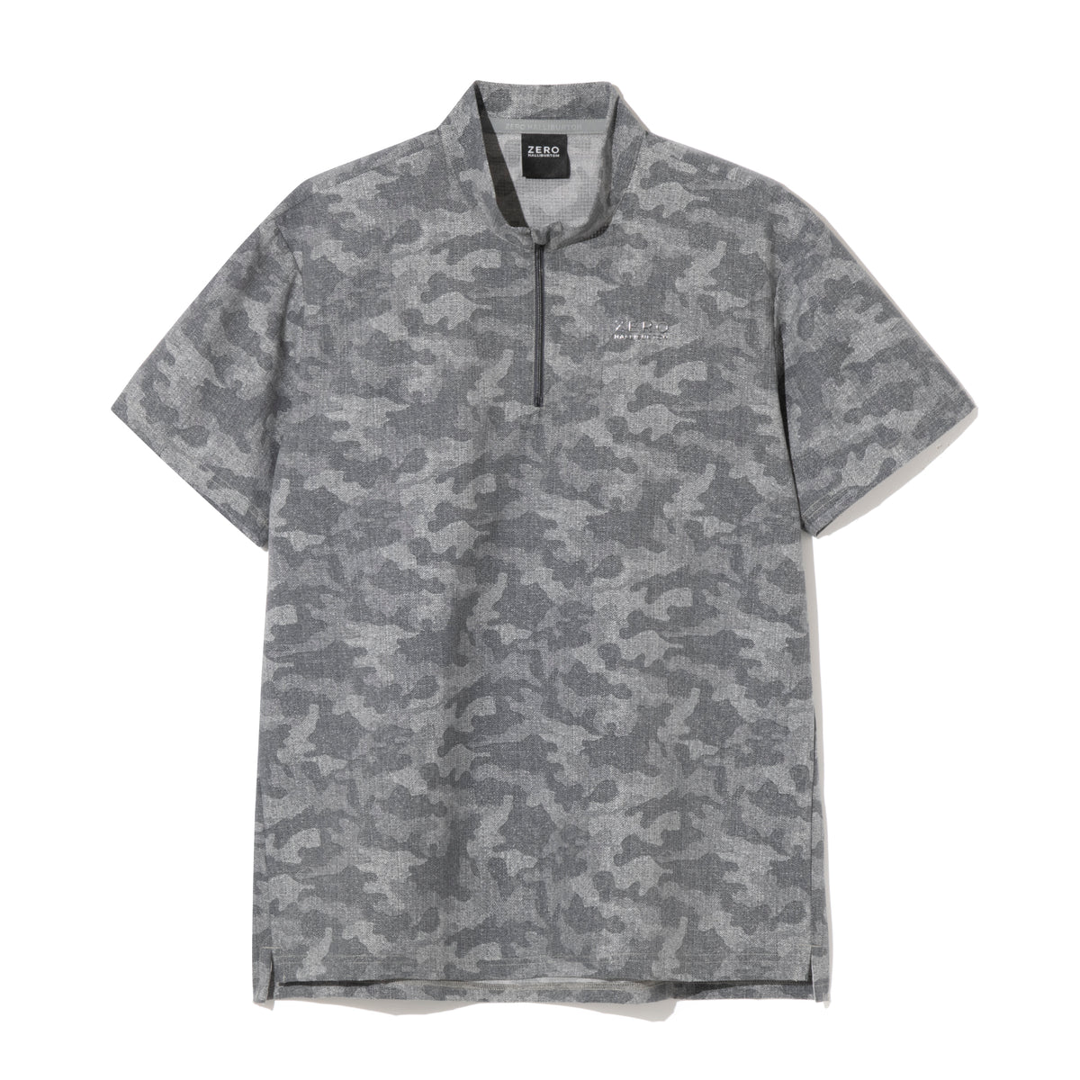 ZHG-M6S6b | COOL DOTS® Camo Printed Half-Zip Mockneck 85192