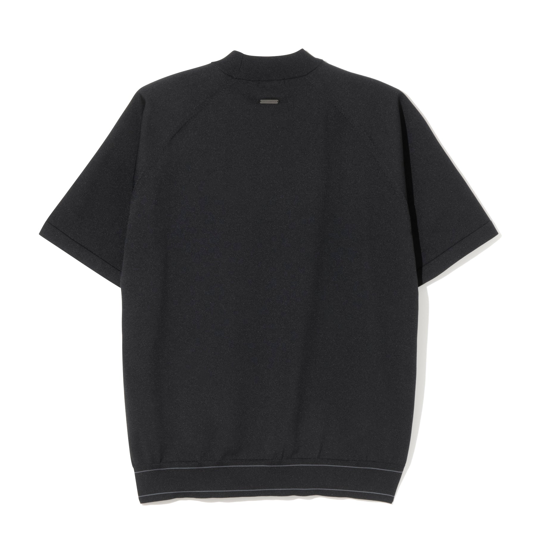 ZHG-M6S9b | Metal Logo Knit Mockneck 85196