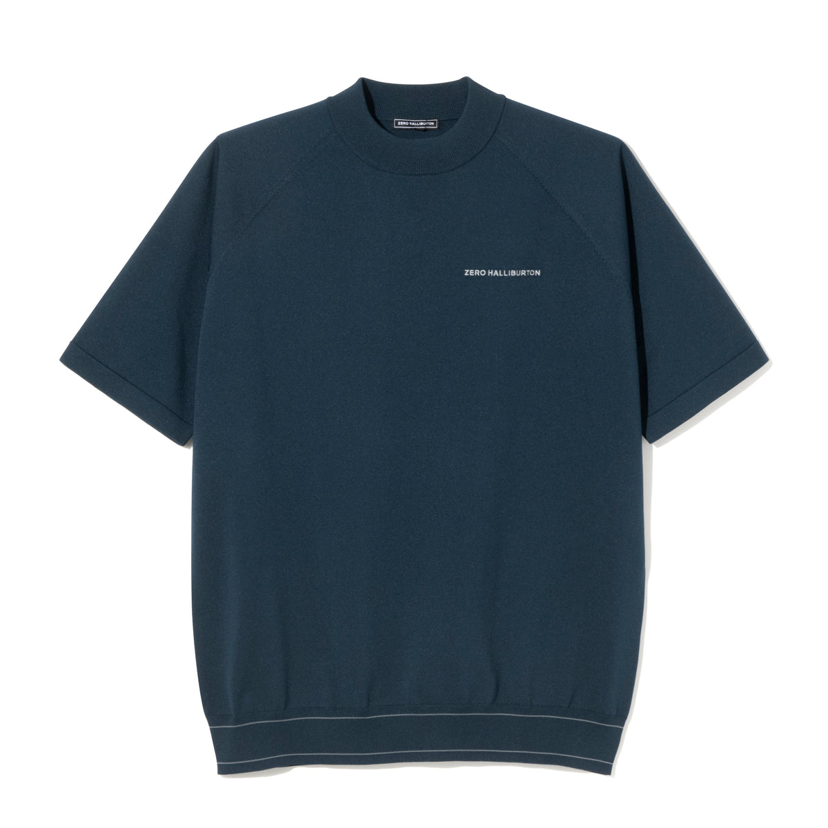 ZHG-M6S9b | Metal Logo Knit Mockneck 85196