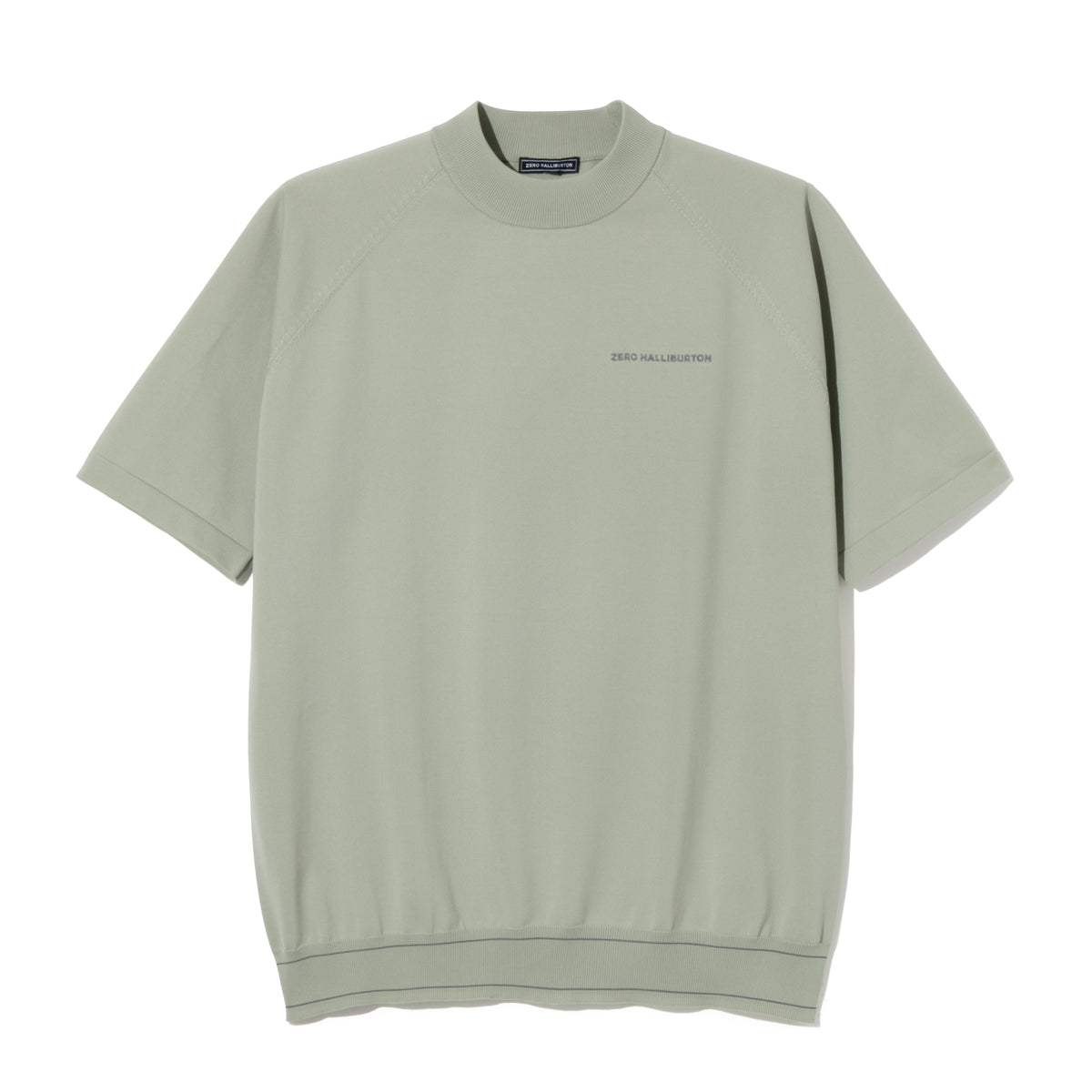 ZHG-M6S9b | Metal Logo Knit Mockneck 85196