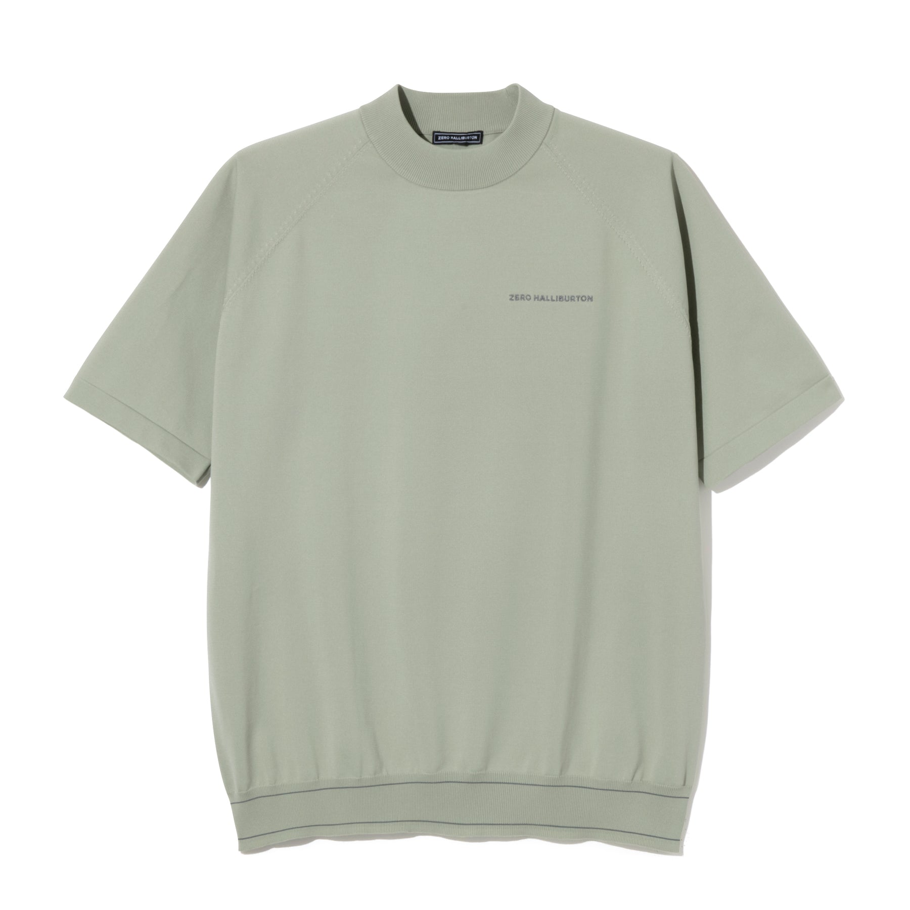 ZHG-M6S9b | Metal Logo Knit Mockneck 85196