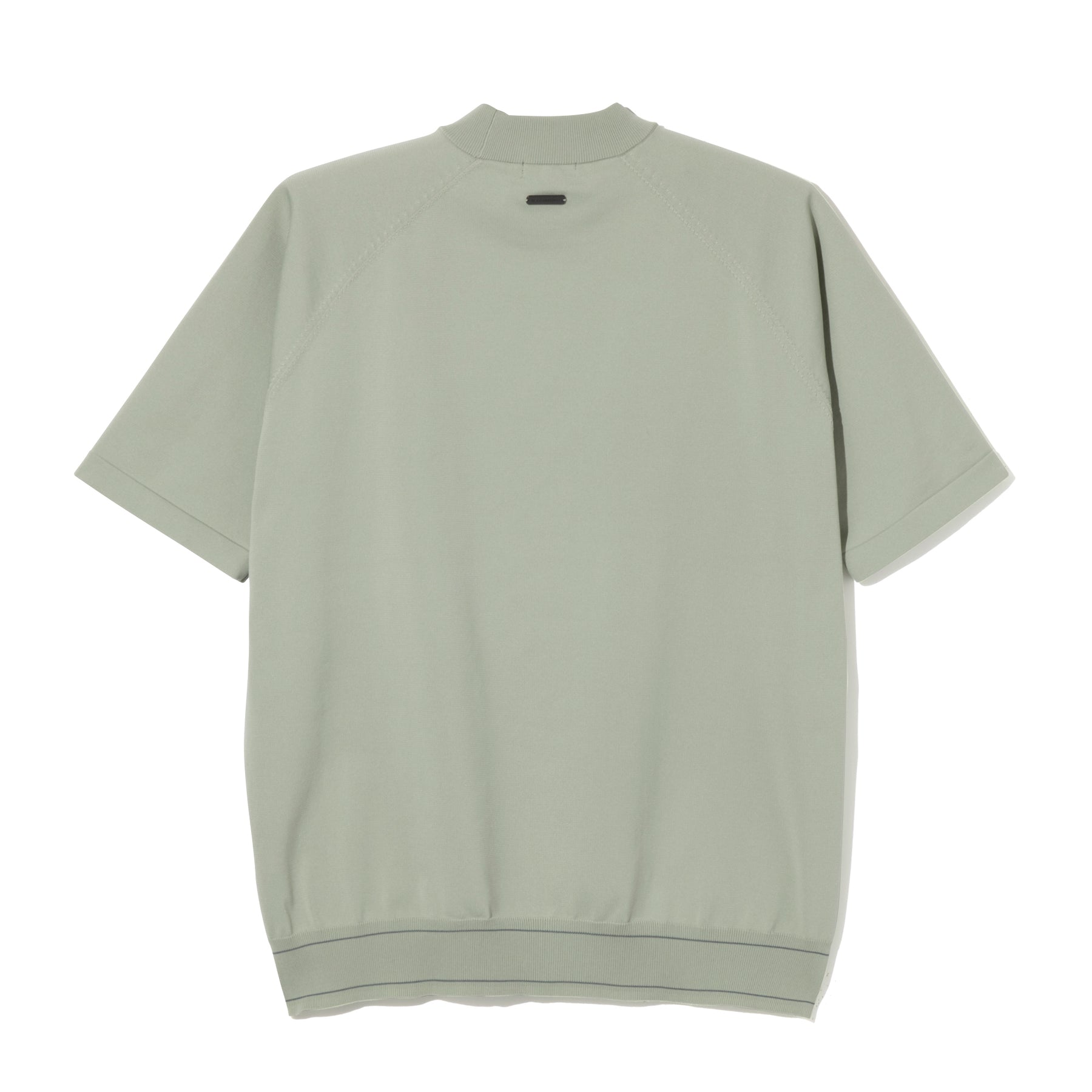 ZHG-M6S9b | Metal Logo Knit Mockneck 85196