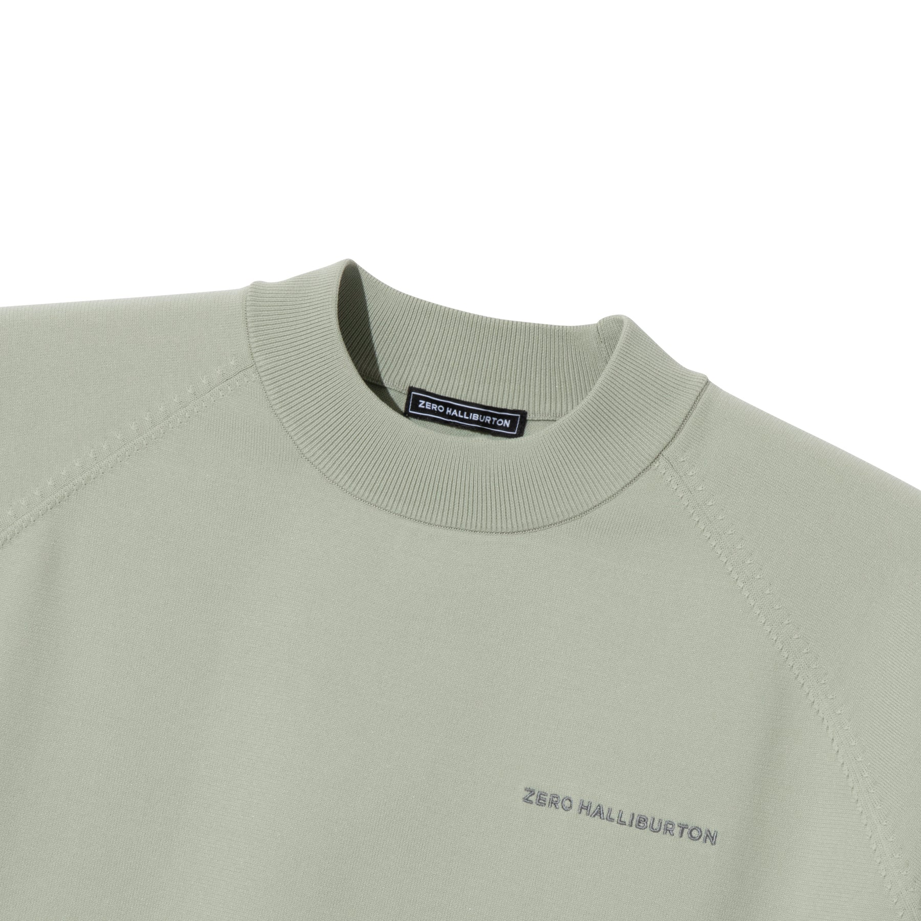 ZHG-M6S9b | Metal Logo Knit Mockneck 85196