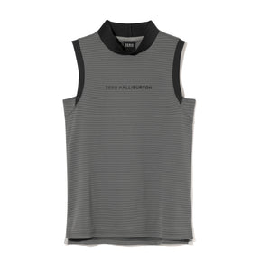 ZHG-W6S5b | Sleeveless Bordered Mockneck  85218