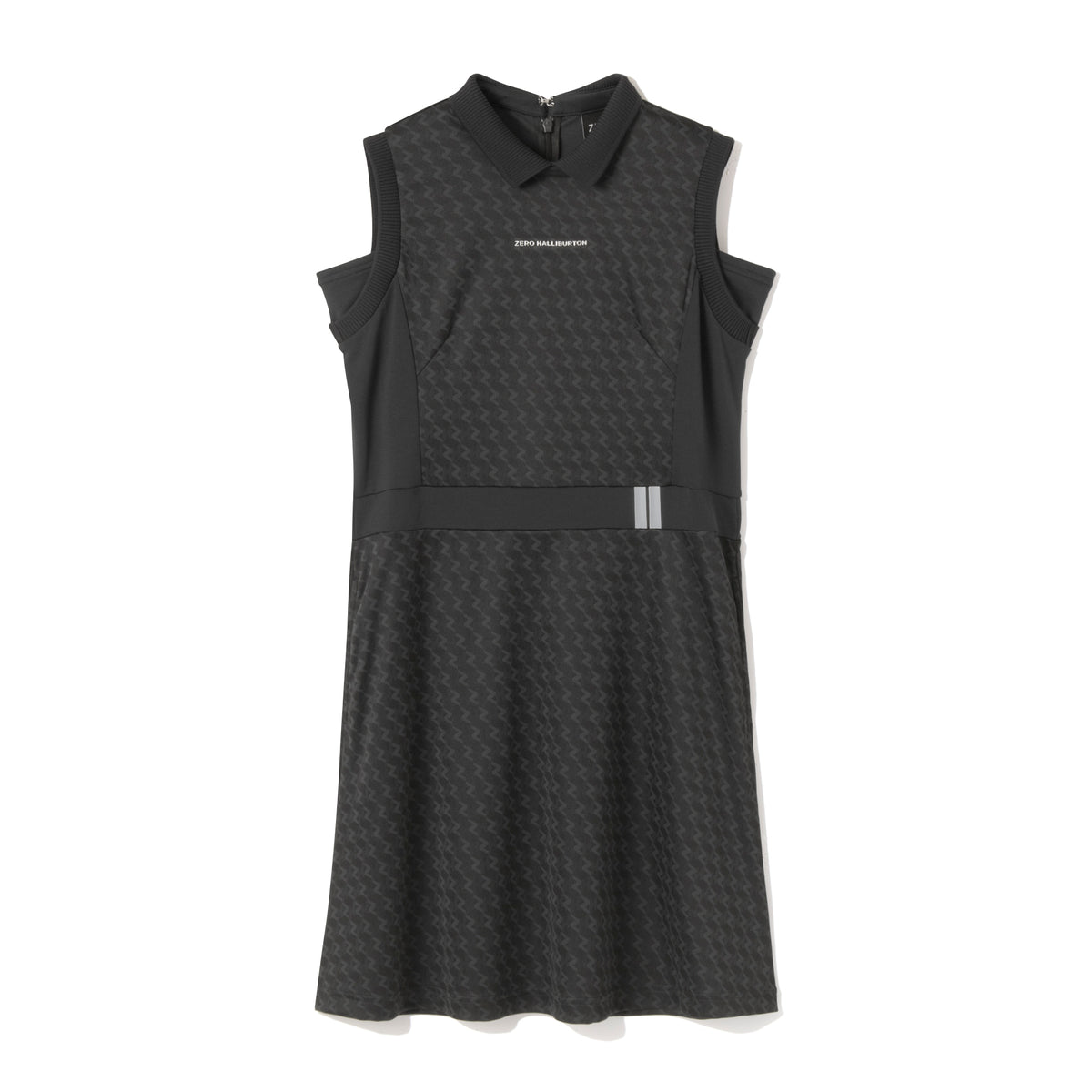 ZHG-W6S7b | ZH Monogram Sleeveless One-Piece Dress 85221