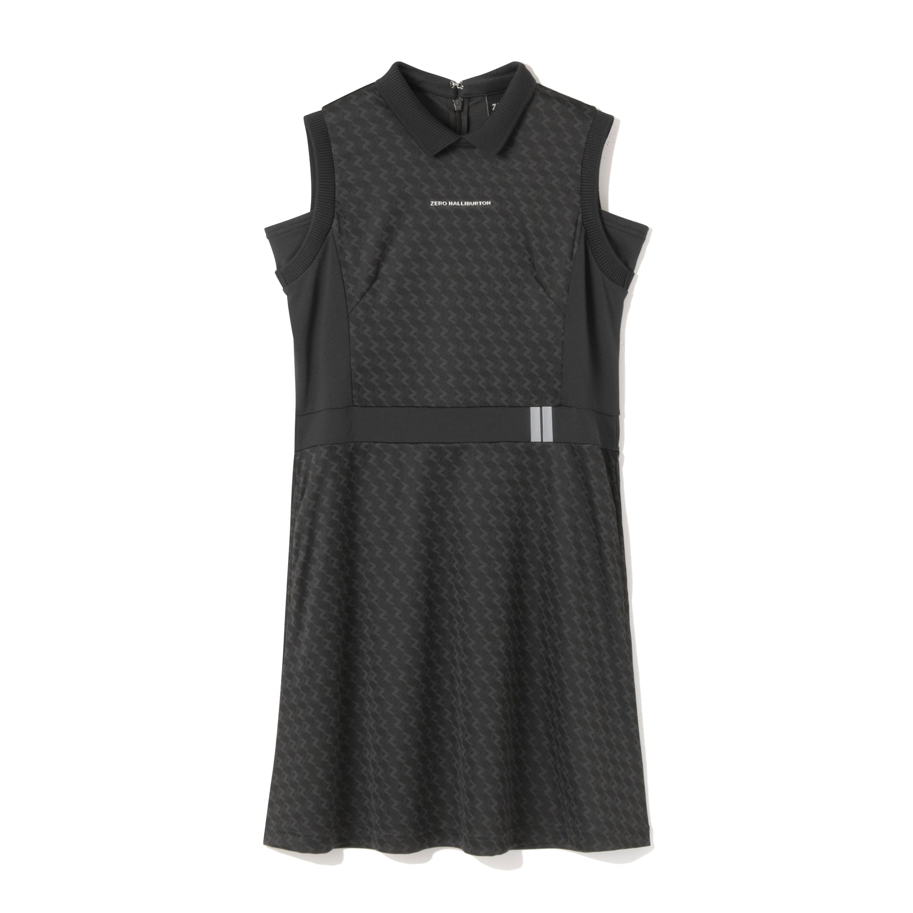 ZHG-W6S7b | ZH Monogram Sleeveless One-Piece Dress 85221
