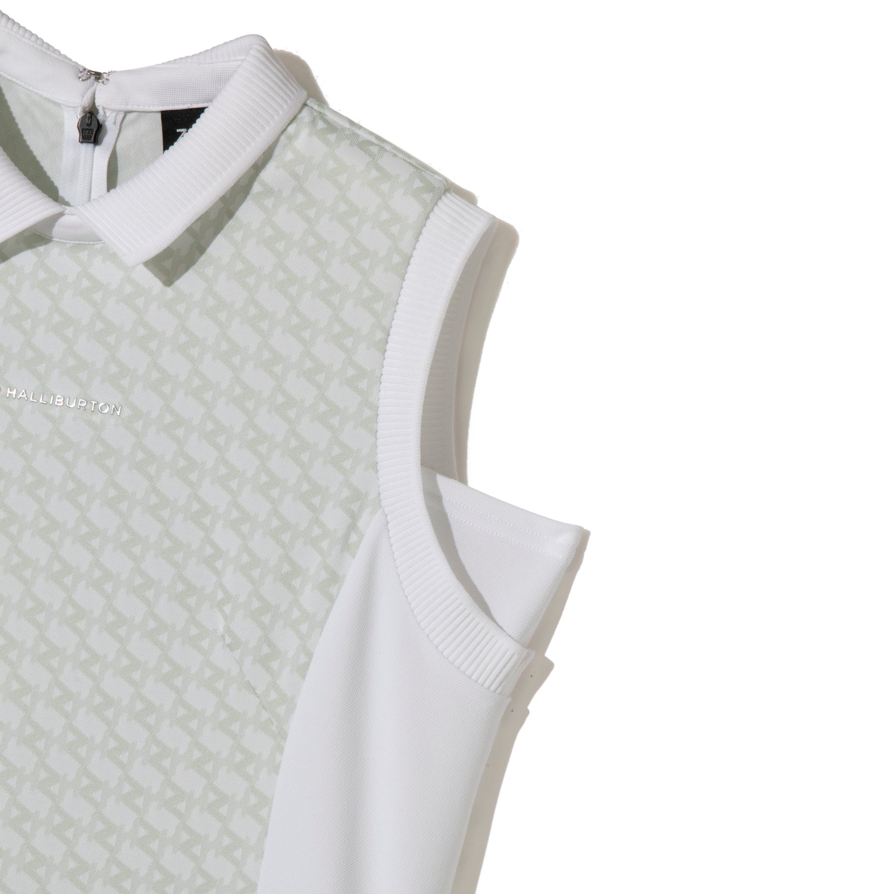 ZHG-W6S7b | ZH Monogram Sleeveless One-Piece Dress 85221