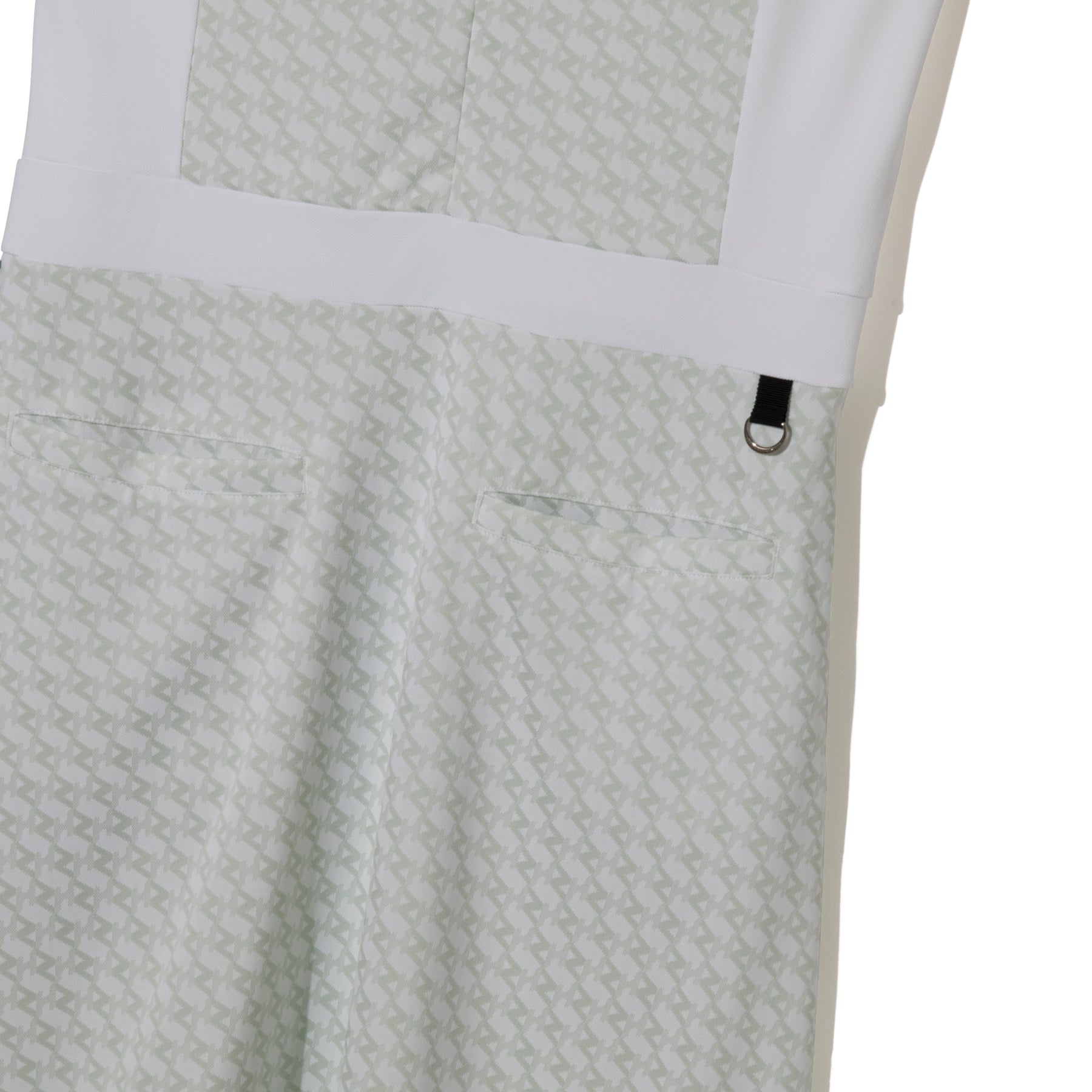 ZHG-W6S7b | ZH Monogram Sleeveless One-Piece Dress 85221