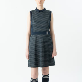 ZHG-W6S7b | ZH Monogram Sleeveless One-Piece Dress 85221