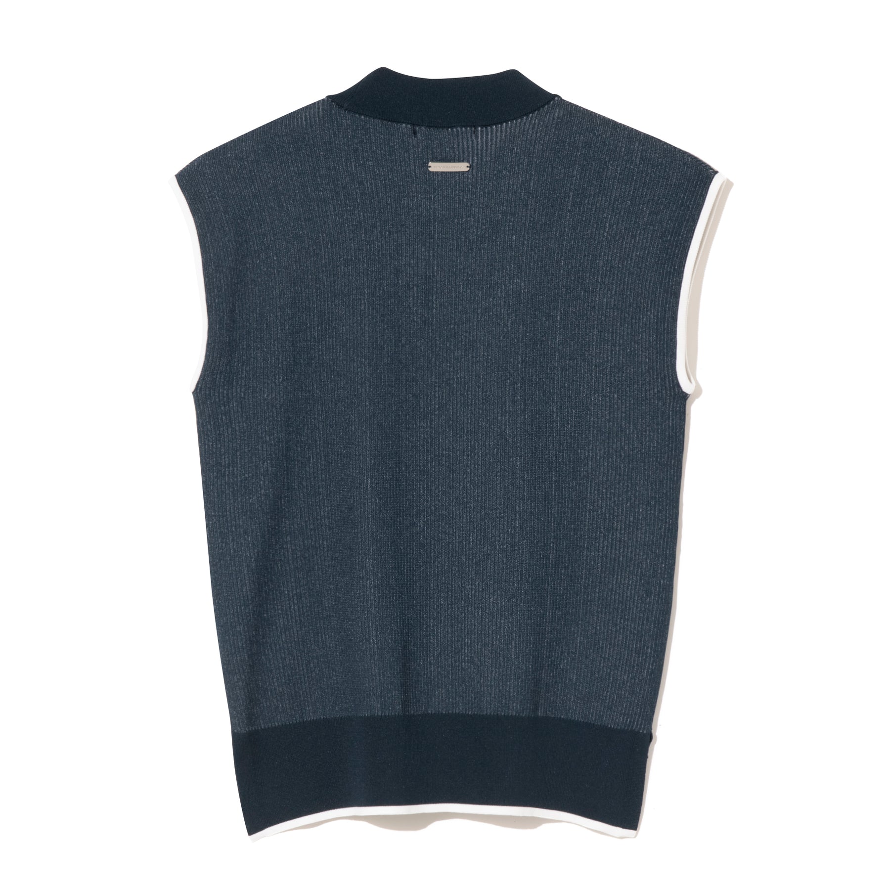 ZHG-W6S8b | Sleeveless Knit Mockneck 85222