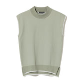 ZHG-W6S8b | Sleeveless Knit Mockneck 85222