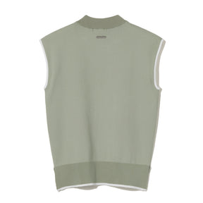 ZHG-W6S8b | Sleeveless Knit Mockneck 85222