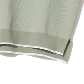 ZHG-W6S8b | Sleeveless Knit Mockneck 85222