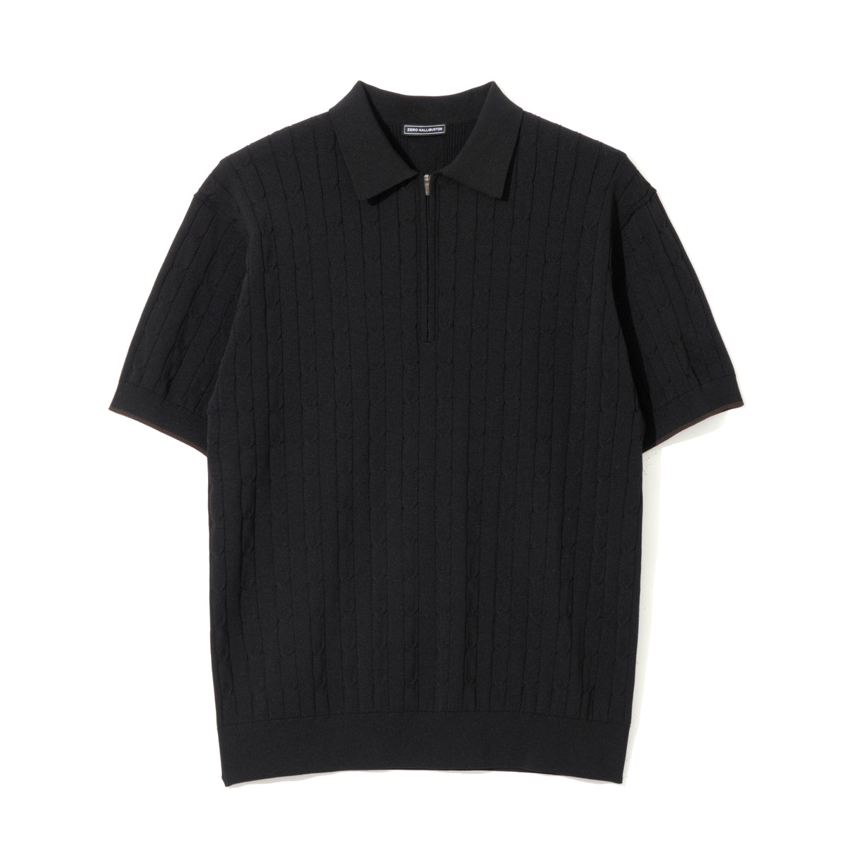 ZHG-M6A4d | SOLOTEX® Cable-Knit Polo Shirts 85362