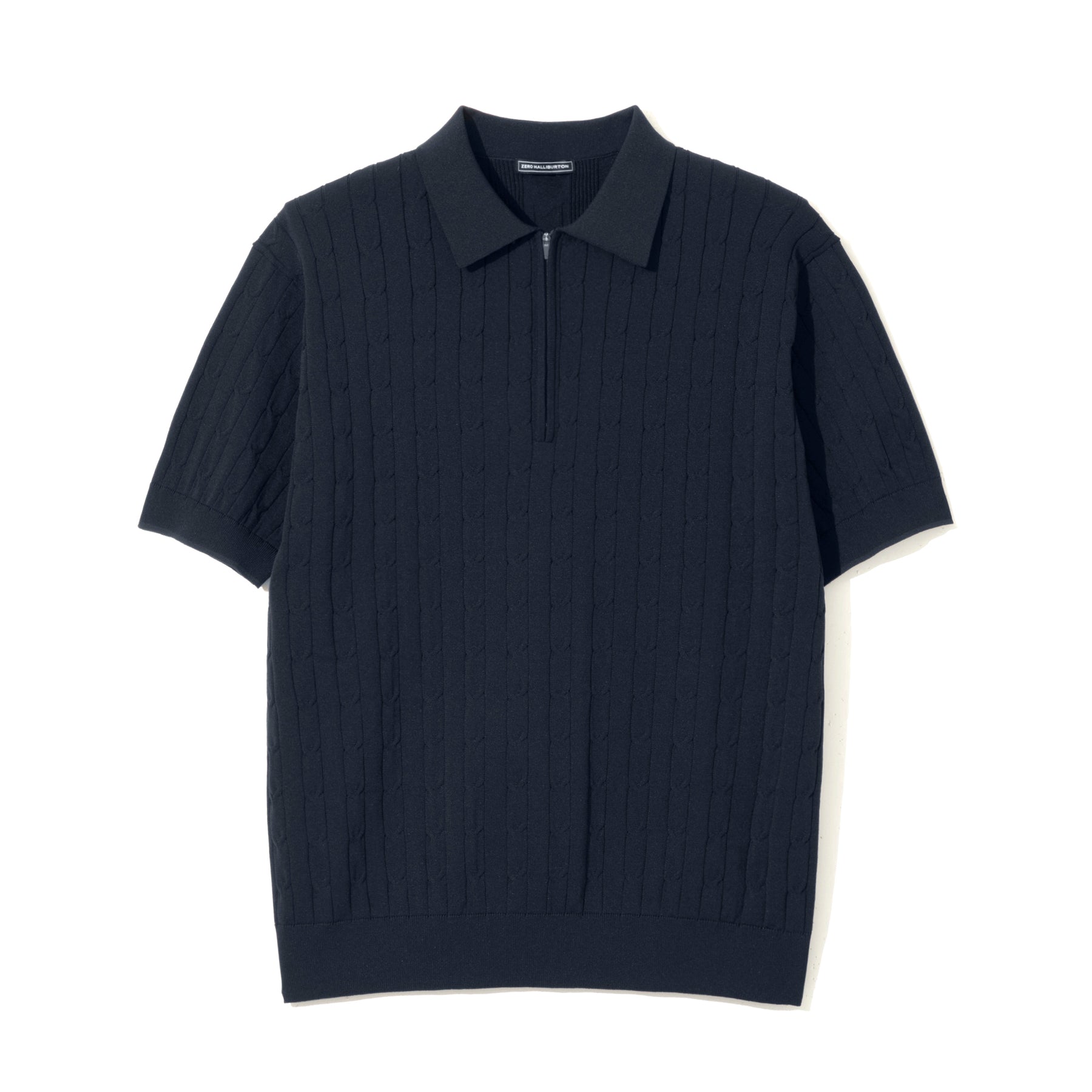 ZHG-M6A4d | SOLOTEX® Cable-Knit Polo Shirts 85362