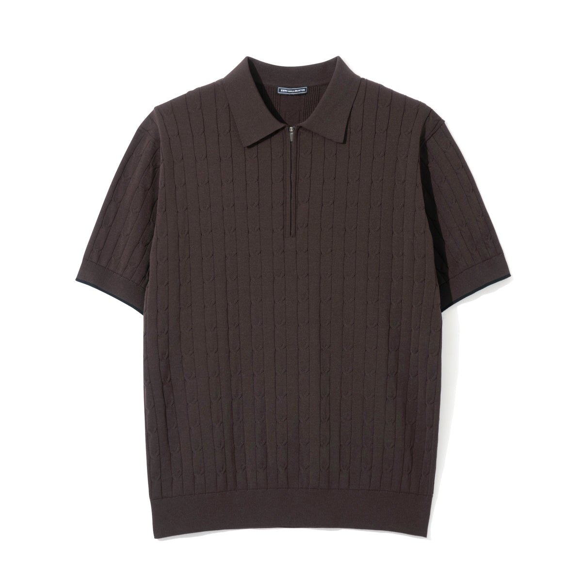 ZHG-M6A4d | SOLOTEX® Cable-Knit Polo Shirts 85362