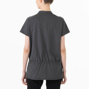 ZHG-W4S2 | Long Halfzip Shirring Shirts 82833