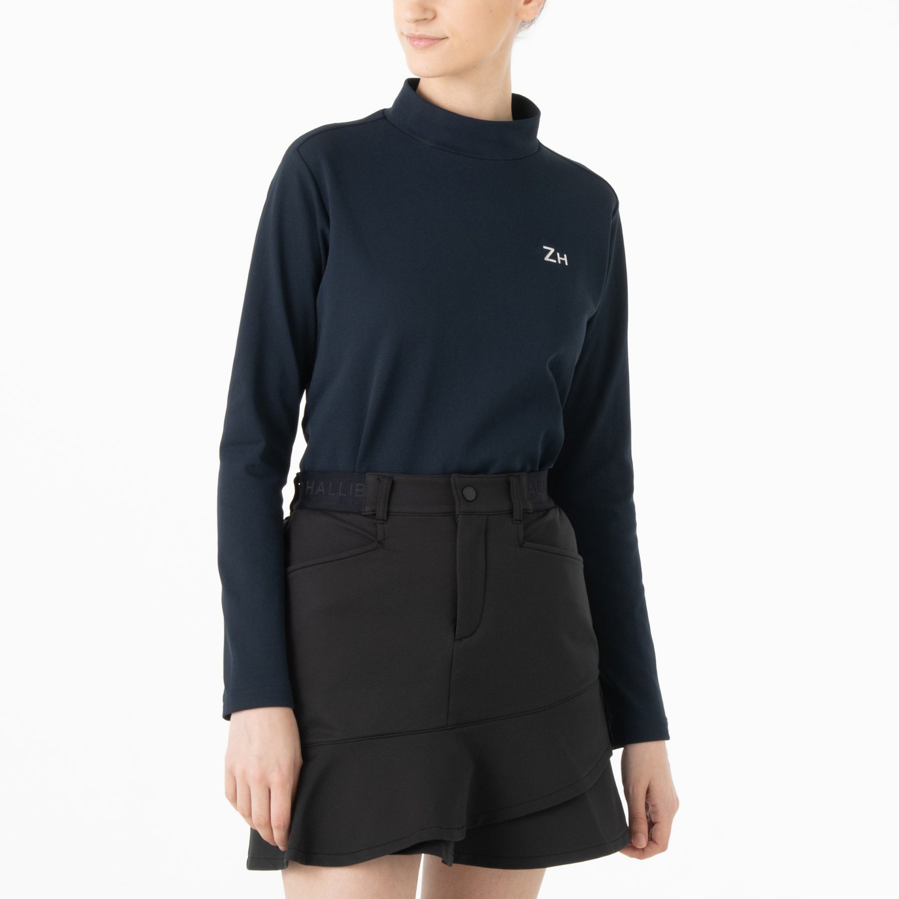 ZHG-W4A1b | A-Line Long Sleeve Mockneck 82872