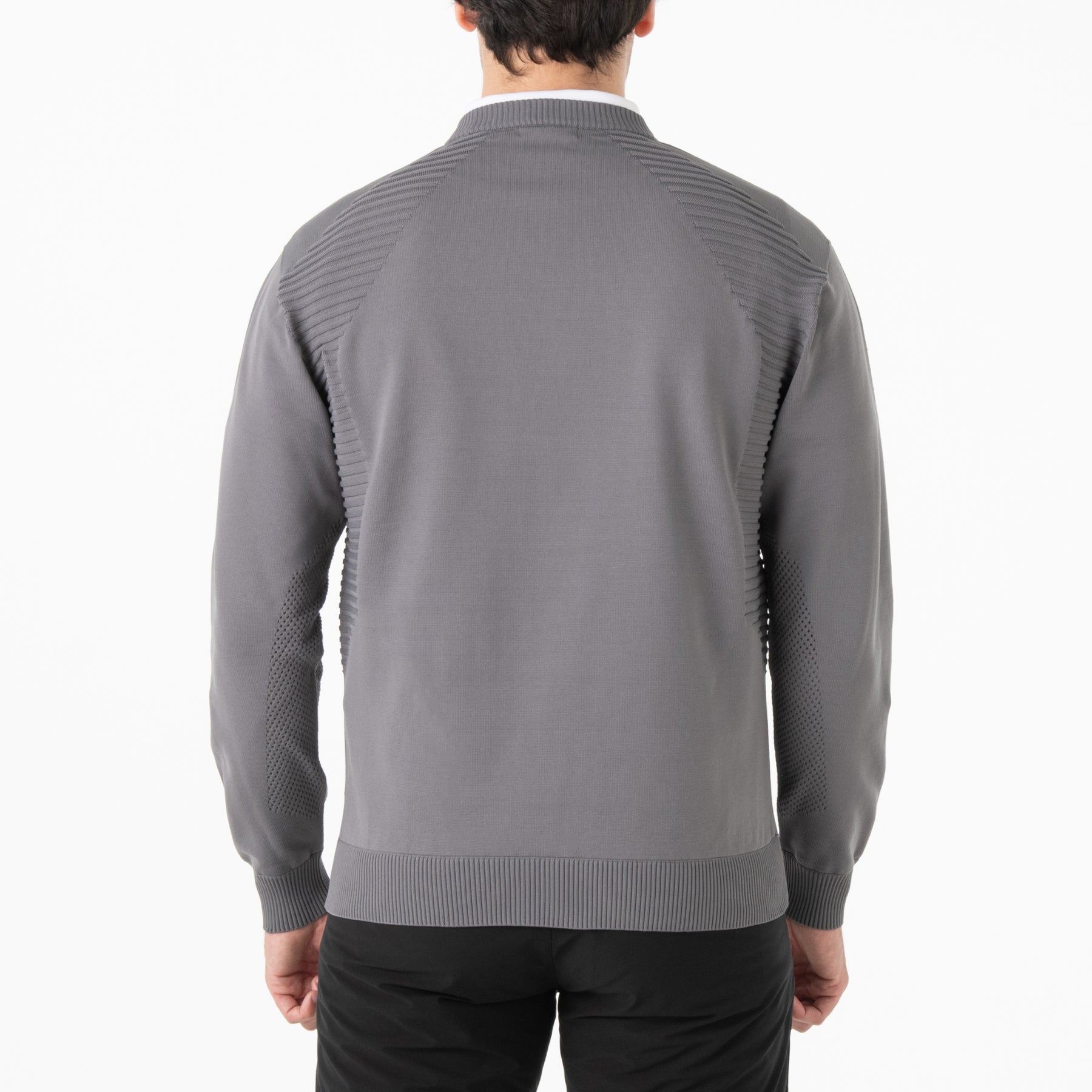 ZHG-A4A8b | Whole Garment Crew-Neck Knit 82859