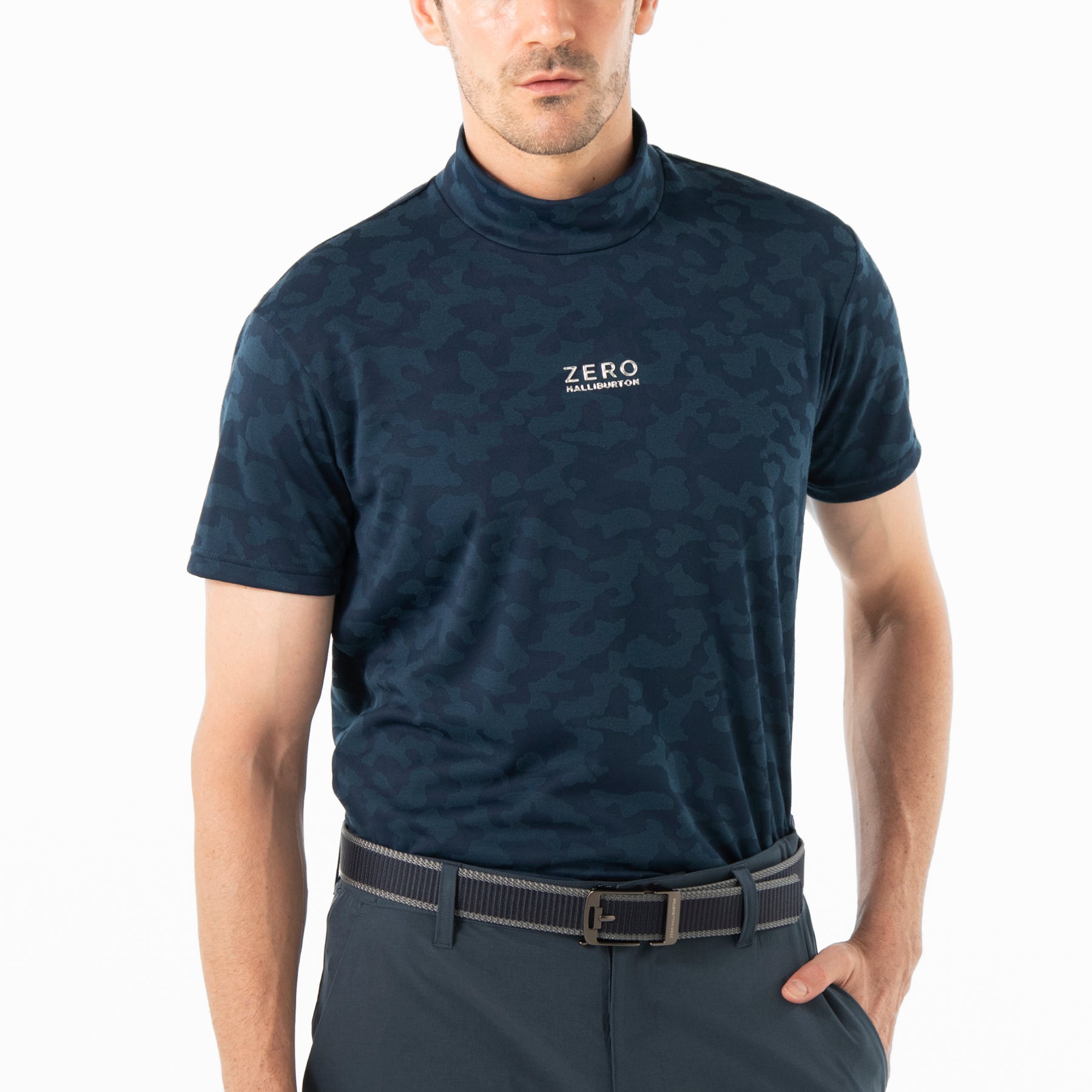 ZHG-M5A9b | Camouflage Short-Sleeve Mocknek 85127