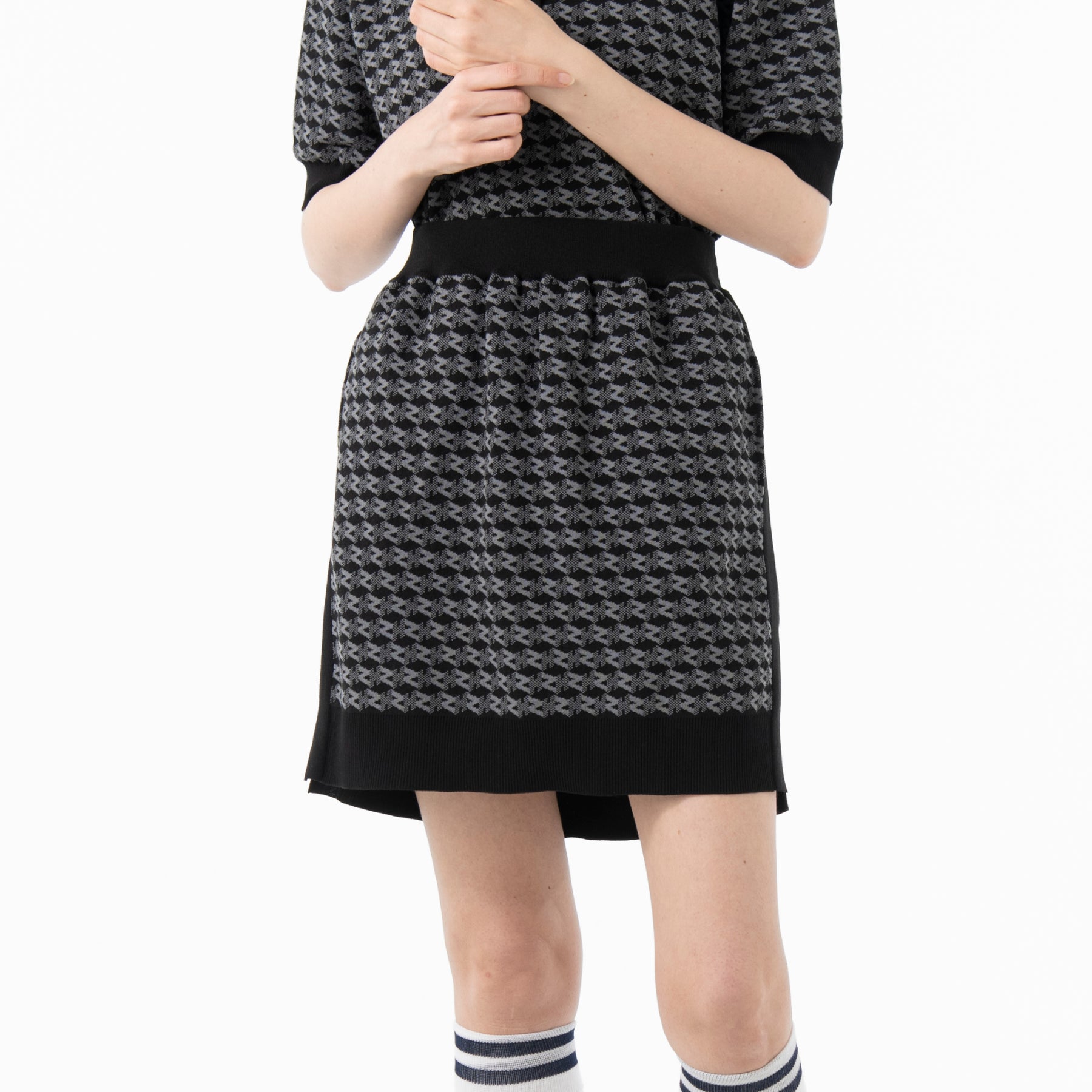 ZHG-W5A4f | Monogram Knit Skirt 85141