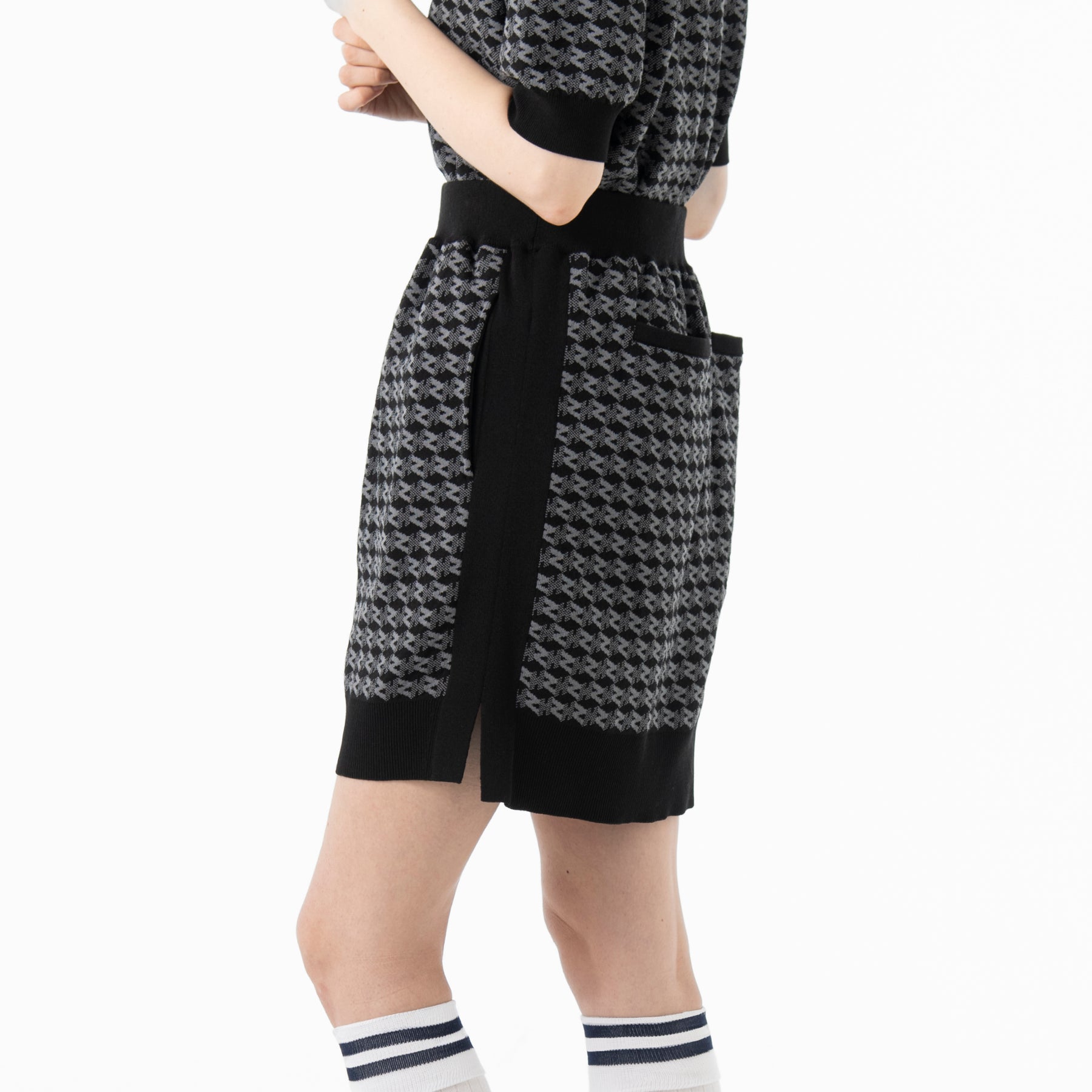 ZHG-W5A4f | Monogram Knit Skirt 85141