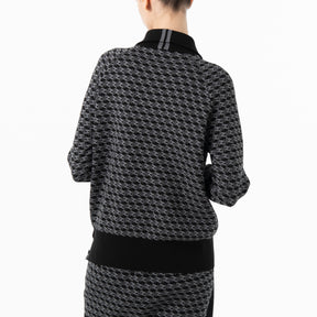 ZHG-W5A4b | Monogram Half-Zip Knit 85137